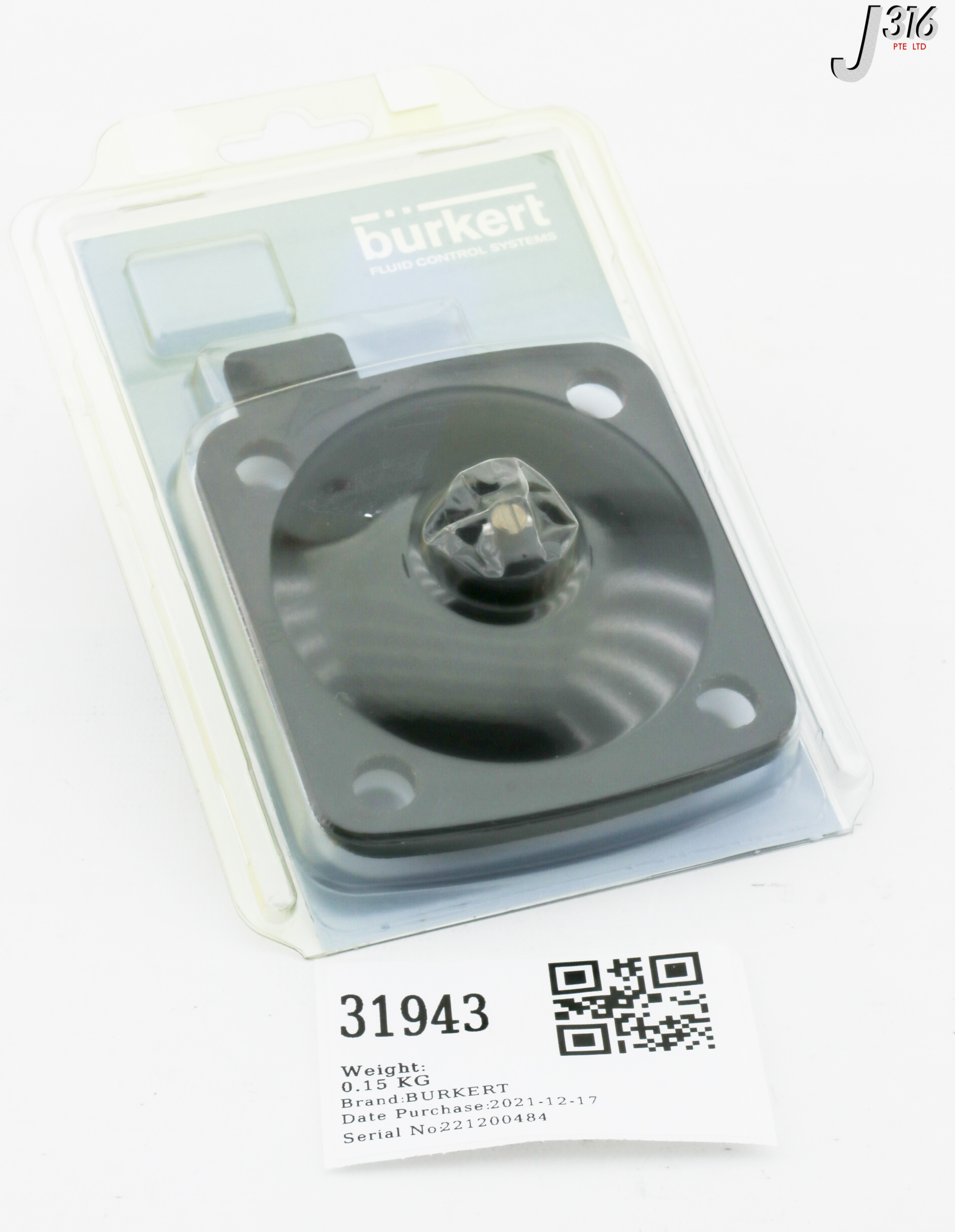 バッグ 31943 BURKERT PTFE DIAPHRAGM, DN 40 (NEW) 677679 | eBay